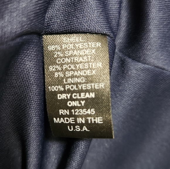 EUC IGIGI Adora Chevron Plus Size 22/24 Dress Blue Aqua Black Career Easter - Picture 3 of 5